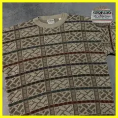 ヴィンテージ DesignKnit デザインニット イタリア製 アイボリー L