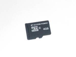 動作保証！送料無料！SILICON POWER microSDHC 4GB クラス④