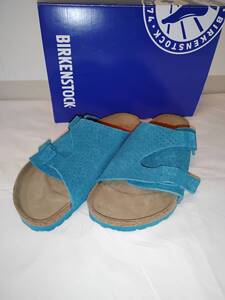 【送料込　未使用品】 BIRKENSTOCK（ビルケンシュトック） Zurich BS（チューリッヒ） サイズ41（26.5㎝）サンダル メンズ スカイブルー