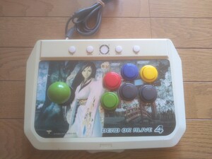 XBOX 360専用コントローラー 周辺機器　ホリ　アーケードスティック　デッドオアアライブ4　HORI DEAD OR ALIVE 4　動作未確認　送料無料