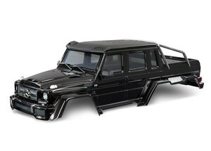 TRAXXAS　トラクサス　メルセデス・ベンツ　G63 カーボディ　ホワイト　Body Mercedes-Benz G 63　MODEL# 8825R 黒