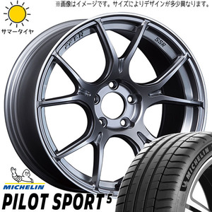 225/40R19 サマータイヤホイールセット レガシィB4 etc (MICHELIN PilotSport5 & SSR GTX02 5穴 100)