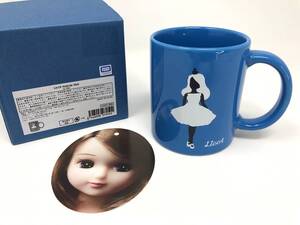 リカちゃん マグカップ ブルー LiccA mugcup blue 日本製　リカちゃん展