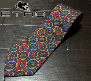 USA製 エトロ ETRO シルク ネクタイ ペイズリー柄