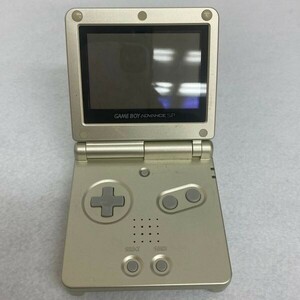 L127-O49-114 ◎ Nintendo ニンテンドー GAMEBOY ADVANCE SP ゲームボーイアドバンスSP 本体 AGS-001 スターライトゴールド GBA 任天堂 ①