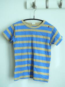 〇ＤＩＬＡＳＨ　ボーダーＴシャツ　てんとうむし刺繍　120