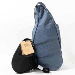 The Healthy Back Bag ヘルシーバックバッグ ボディバッグ ショルダーバッグ 2点セット ブルー ブラック 黒 ナイロン ユニセックス bag 鞄