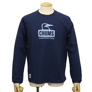 CHUMS (チャムス) CH01-2274 Booby Face LS T-Shirt ロゴ 長袖Tシャツ CMS147 N105NavyxSax S