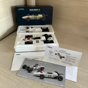 【A0213】未使用中古品『エブロ 1/20 ホンダ RA272 F1 #12 メキシコGP ロニー・バックナム HONDA 1965 MEXICO Grand Prix』モデルミニカー