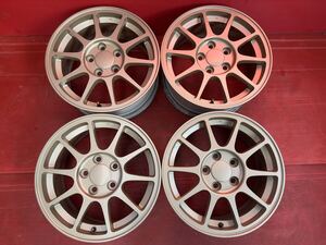 DC2、DB8　インテグラタイプR　98spec　純正　カイザーシルバーメタリック 16×7J＋50 PCD114.3・5H　4本　EK9,ZF12,DC5,EP3 流用