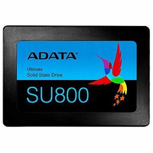 【中古】ADATA 2.5インチ 内蔵SSD SU800シリーズ 256GB 3D NAND TLC搭載 SMIコントローラー 7mm 3 ASU800SS-256GT-C