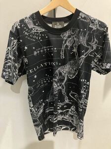 送料込●新品● Vivienne Westwood 半袖Tシャツ44 黒D 日本製 オーブ 星座 コットン100% ヴィヴィアンウエストウッド ビビアン