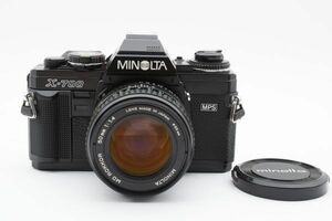 [美品]ミノルタ MINOLTA X-700 一眼レフ 35mm フィルムカメラ ブラック 黒 + MD 50mm f/1.4 2165578