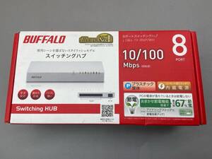 う165［未使用保管品］バッファロー　BUFFALO 8ポート　スイッチング　ハブ　LSW4-TX-8NP/WH