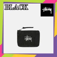 Stussy CANVAS COIN POUCH コインケース 黒