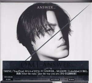 即決27【OMI 登坂広臣 / ANSWER…(CD2枚組+Blu-ray)(初回生産限定盤)】美品