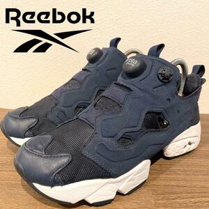 Reebok INSTAPUMP FURY OG リーボック ポンプフューリー ネイビー レディース ローカットスニーカー カジュアル 23.5cm