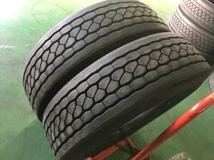 s400-4-4 ☆295/80R22.5 BS エコピアM801Ⅱ（for Bus) 中古2本セット！ 2020年製 残溝たっぷり8.5分山♪ k170