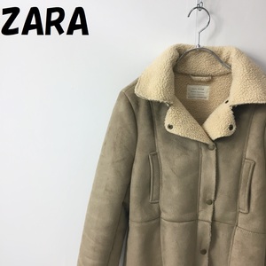 【人気】ZARA/ザラ アウター ムートンジャケット ポリエステル100％ ブラウン サイズ13/14 164㎝ キッズ/S4452