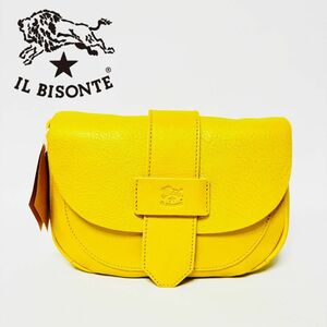 Il bisonte（イルビゾンテ）ショルダーバッグ イエロー（少し暗め）