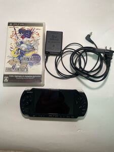 【中古品】 SONY ソニー PSP-3000 ブラック ケースとソフト付