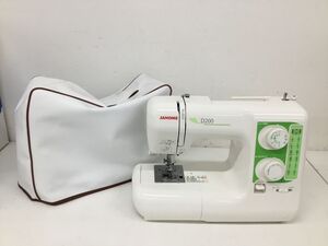 ●営KW489-120【通電未確認】JANOME ジャノメミシン 751型 D200 家庭用ミシン ランプ12V 5W 手工芸 ハンドクラフト