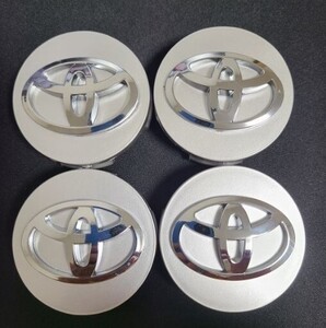 トヨタ センターキャップ 62mm シルバー 4個セット TOYOTA 新品未使用 送料無料