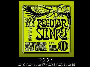 ERNIE BALL アーニー・ボール エレキ弦 10-46 Regular Slinky #2221