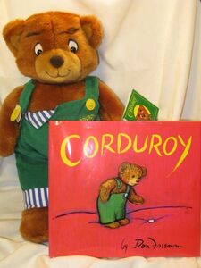 ★EDEN社★「CORDUROY くまのコールテン　ぬいぐるみ」★絵本とのセット