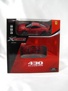 F1-380◆即決 未開封品 XQ Ferrari 430 SCUDERIA フェラーリ スクーデリア 1:32 スケール ラジコン