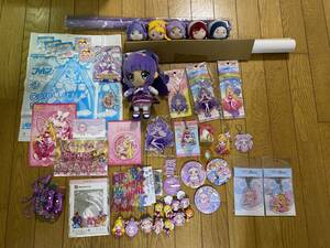 ジャンク品 まとめて プリキュア ひろプリ ポスター アクスタ アクキー 缶バッジ タペストリー ぬいぐるみ マジェスティ バタフライ