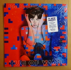 PAUL McCARTNEY「TUG OF WAR」米ORIG [TC規格COLUMBIA] ステッカー有シュリンク美品