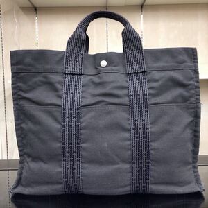 【エルメス】基準内 HERMES エールライン トートMM トートバッグ グレー色系 ビジネスバッグ ハンドバッグ メンズ レディース フランス製