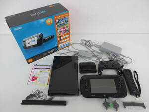 中古 ゲーム機 Nintendo 任天堂 Wii U本体 ファミリープレミアムセット WUP-101 / WUP-010 / RVL-005 / リモコン ※通電のみ確認済 ／P