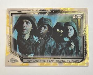 世界1枚限定 1/1 2021 Topps Star Wars Chrome Legacy Rey and the Team Travel to Kijimi #8 Superfractor