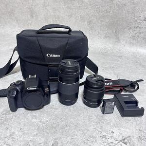 ☆極美品☆キヤノン EOS REBEL T6（X80）ダブルズームキット