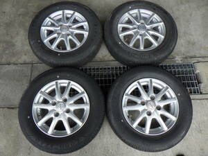 224-935　weds JOKER　アルミホイール＆ラジアルタイヤ　145/80R13　2020年　4本セット　個人宅発送不可商品