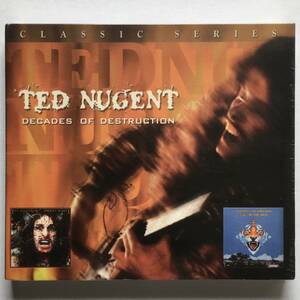 【未開封新品CD】TED NUGENT & THE AMBOY DUKES「DECADES OF DESTRUCTION」US BIZARRE PLANET BPE 2002 2DISC SET シールド未開封 SEALED!!