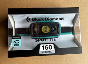 ☆☆新品 ブラックダイヤモンド スポットライト 160 ルーメン ヘッドライト SPOT IPX８ 防水 Black Diamond 登山 トレラン LED アクア