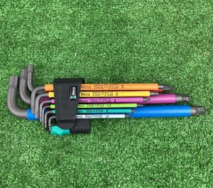 【中古品】wera 六角レンチセット 1.5~10　IT5PCJY3L4IO