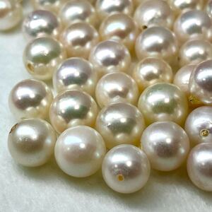 1円〜!!(本真珠おまとめ約500ct)d 約100g真珠 pearl パール ルース 裸石 宝石 ジュエリー jewelry 片穴 両穴 w3ゆ75