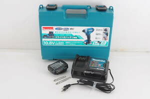 [MAC47]通電OK makita マキタ スライド式充電器 マキタ充電器 純正品 バッテリー 10.8V DC10SA BL1015 ハードケース付き