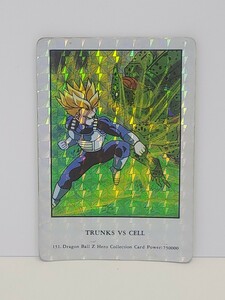 No.151　トランクスVSセル　TRUNKS VS CELL　 アマダ ドラゴンボールZ カードダス　初期 プリズム レア　鳥山明　バードスタジオ　デジタル