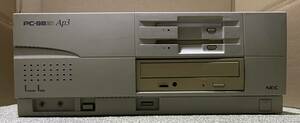 NEC PC-9821Ap3/U2 DX4/100MHz メモリ72MB SSD540MB ファイルベイ仕様 サブボードコンデンサ交換 バッテリー交換 CD-ROMドライブギア交換