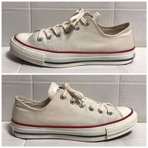 converse コンバース ALLSTAR オールスター MADE IN JAPAN 日本製 Low ローカット ナチュラルホワイト 生成り 25.5