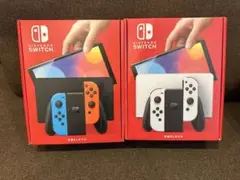 Nintendo Switch 有機ELホワイト／ネオン２台