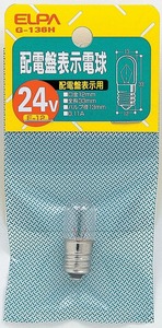 まとめ買い ELPA 配電盤電球 G-136H 〔×10〕