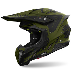 [Airoh] オフロードヘルメット（Lサイズ）Twist 3 Military Helmet Matt 艶消しミリタリーカラー