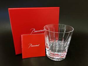 未使用 バカラ Baccarat ロックグラス クリスタルグラス 高級 ブランド お酒 洋酒 箱付き 保管品