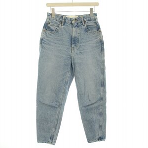 シンゾーン Shinzone CARROT DENIM キャロットデニムパンツ ジーンズ ジップフライ 34 M 水色 ライトブルー 19SMSPA68 /BB レディース